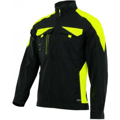 Sara Workwear Strečová blůza Neoflex černá žlutá – Hledejceny.cz