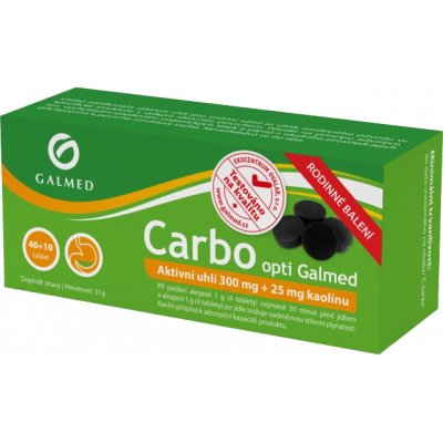 Galmed Carbo Opti rodinné balení 50 tablet – Hledejceny.cz