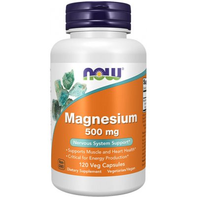 Now Foods Magnesium 500 mg 120 Veg Kapslí – Hledejceny.cz