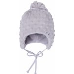 ESITO Dětská zimní čepice Minky Teddy stříbrná – Sleviste.cz