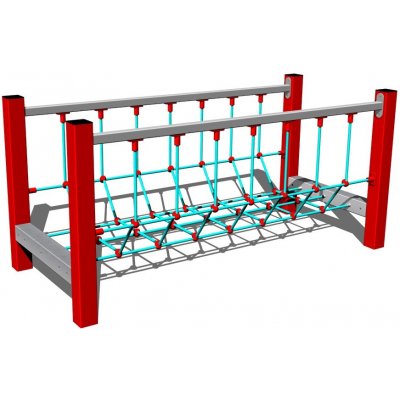 Playground System HERNÍ SESTAVA Lanová lávka LL102K celokovová (v.p. 1 m) – Zboží Mobilmania