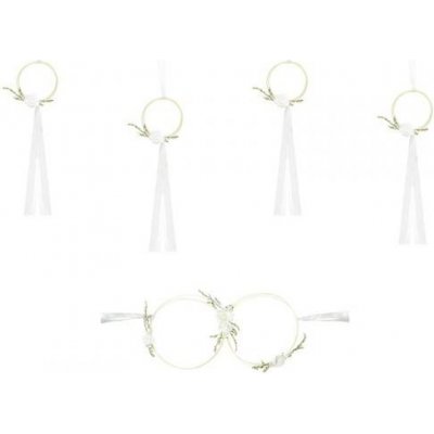 Paris Dekorace Ratanová sada - kroužky – Zboží Dáma