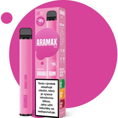 Aramax Bar 700 Double Gum 20 mg 700 potáhnutí – Sleviste.cz