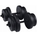 Sportvida Bitumenové činky nastavitelné 2 x 20 kg – Zboží Mobilmania
