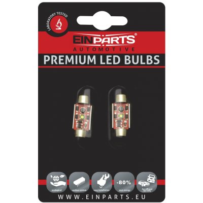EINPARTS C5W LED žárovky 3W 6000K - EPL31 – Hledejceny.cz