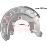 Ochranný plech proti rozstřikování, brzdový kotouč VAN WEZEL 5814371 – Sleviste.cz