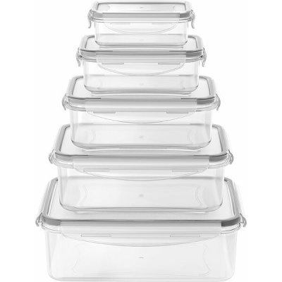 Siguro Sada dóz na potraviny Fresh Keeper 0,24 l + 0,5 l + 1 l + 1,5 l + 2,5 l 5 ks – Hledejceny.cz