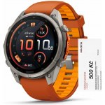 Garmin Fenix 9 Pro 47 mm AMOLED inReach Titanium Autumn Orange/Spark 010-04336-01 – Zboží Živě