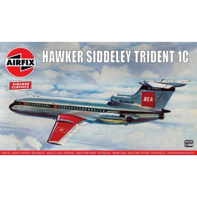 Airfix Plastikový model letadla A03174V Hawker Siddeley Trident 1C 1:144 – Zboží Mobilmania