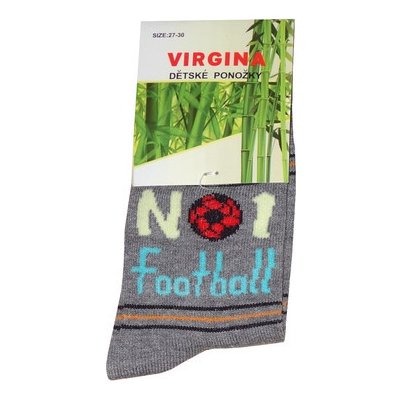 Chlapecké ponožky klasické bambusové Fotbal