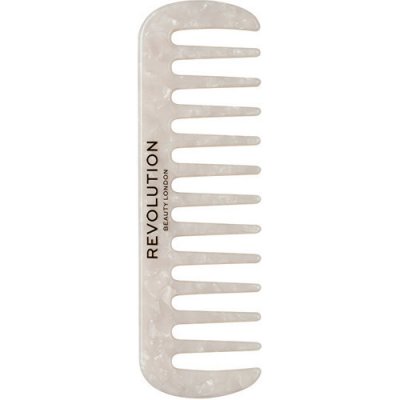 Revolution Haircare Natural Curl Wide Tooth Comb White ( kudrnaté a silné vlasy ) - Hřeben