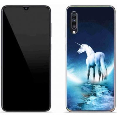 Pouzdro mmCase gelové Samsung Galaxy A70 - bílý jednorožec – Zbozi.Blesk.cz