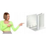 Esselte Kroužkový pořadač 4 kroužky 6,5 cm A4 bílý – Zboží Živě