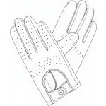 Kreibich Pánské rukavice řidičské světlý koňak – Zboží Dáma