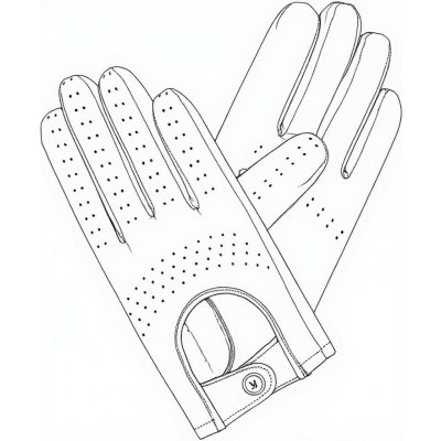 Kreibich Pánské rukavice řidičské světlý koňak – Zboží Dáma