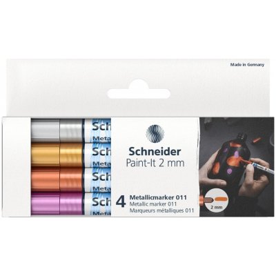 Schneider Paint-It 011 Metalický sada 4 ks – Zboží Živě