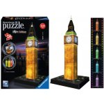 Ravensburger 3D puzzle Svítící Big Ben 216 ks – Zboží Mobilmania