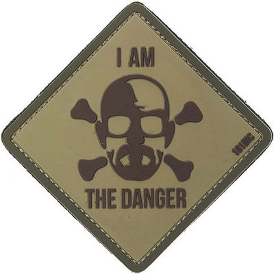 101 Inc. Company Nášivka na suchý zip I Am The Danger (plast 3D) - oliva – Hledejceny.cz