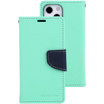 Pouzdro MERCURY Fancy Diary Apple iPhone 14 Pro mátově zelené
