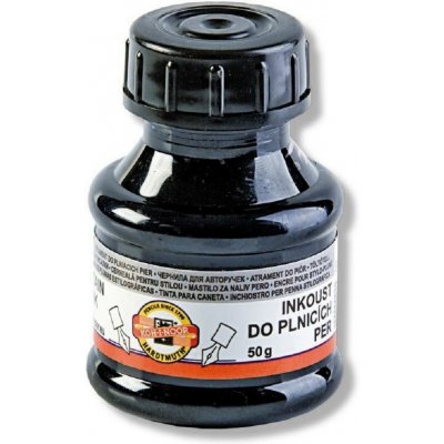 Koh-i-noor Inkoust 50ml černý 141505 – Zboží Mobilmania
