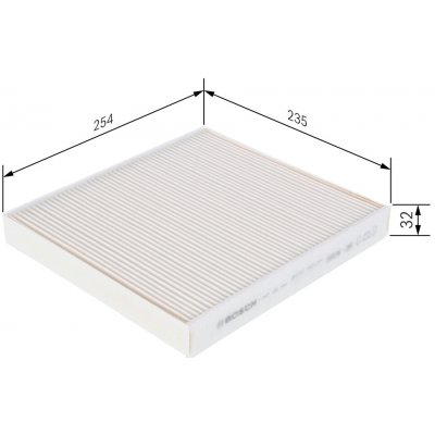 Filtr vzduchu v interiéru BOSCH 1 987 432 540 (1987432540) – Zboží Mobilmania