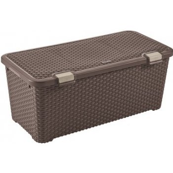 Curver RATTAN STYLE úložný box 72L hnědá 00712-210