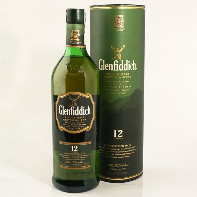 Glenfiddich 12y 40% 1 l (tuba)