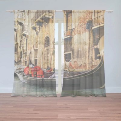 Záclony Benátky 2: 2 ks - 150x250 cm - Sablio – Hledejceny.cz