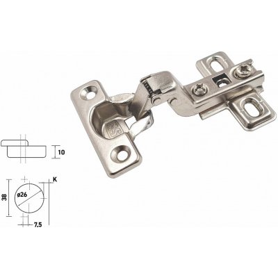 Satos Závěs MINI C-vložený+podložka RDK-03C – Hledejceny.cz