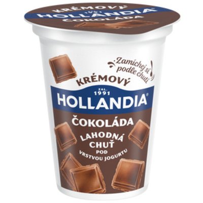 Hollandia Krémový jogurt čokoláda 150 g – Zboží Mobilmania