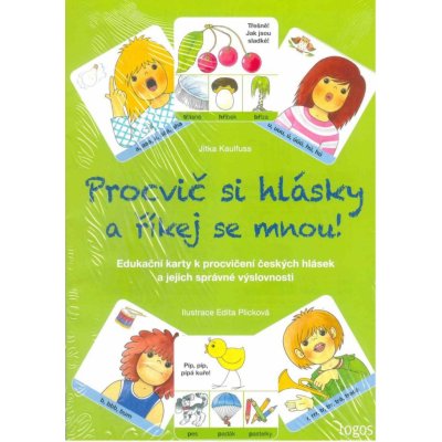 Procvič si hlásky a říkej se mnou! - Edukační karty k procvičení českých hlásek a jejich správné výslovnosti - Jitka Kaulfussová – Zboží Mobilmania