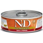 N&D Cat Pumpkin Adult Quail & Pumpkin 70 g – Zboží Mobilmania