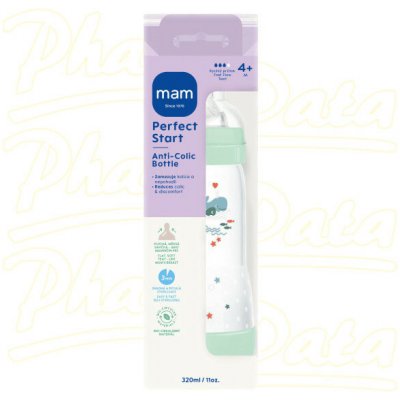 Mam Dětská antikoliková lahev Perfect Star mátová 320 ml – Sleviste.cz