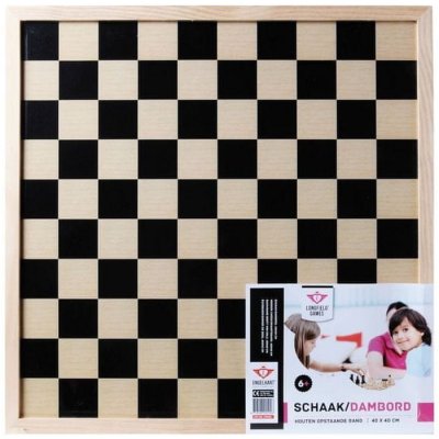 Šachovnice Longfield 40 cm černobílá – Zboží Dáma
