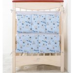 Esito kapsář na postýlku Teddy bears 53 x 53 cm modrá – Sleviste.cz