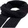 Šála Calvin Klein šál Oversized Knit Scarf 30X180 K60K608496 černá