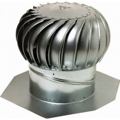 Lomanco Ventilační turbína BIB 14 přírodní AL 356 mm – HobbyKompas.cz