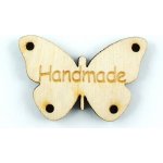 Cedulka MOTÝL HANDMADE 30X20mm – Hledejceny.cz