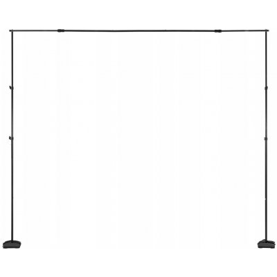 Stojan na fotografické pozadí 320x32,5x260 cm, univerzální držák pozadí – Sleviste.cz