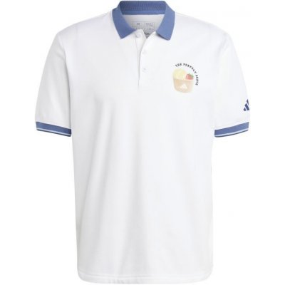 adidas Clubhouse Classic Premium Tennis Polo Shirt white – Zboží Mobilmania