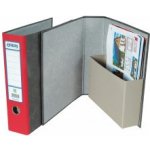 Emba - A4, kartonový, červený hřbet 7,5 cm, mramorovaný – Zboží Živě