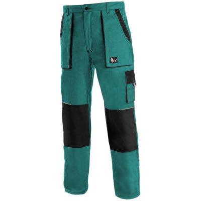 Canis CXS Luxy Josef Pracovní kalhoty prodloužené zeleno/černá – Zboží Mobilmania