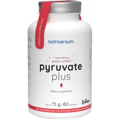 Nutriversum Pyruvate Plus 60 kapslí – Hledejceny.cz