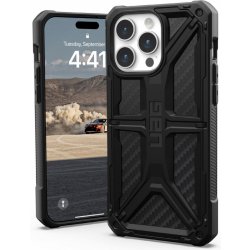 Pouzdro UAG Monarch iPhone 15 Pro Max carbon fiber