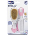 Chicco Baby Moments hřeben na vlasy pro miminka + kartáč na vlasy pro miminka – Sleviste.cz