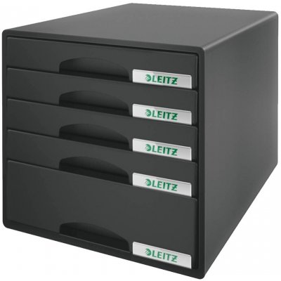 Leitz Plus box 5 zásuvek černý – Zbozi.Blesk.cz