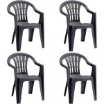 Jardin Cuba SET 4x St.Ses.graph. N01364 sada zahradního nábytku grafit – Hledejceny.cz