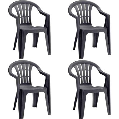 Jardin Cuba SET 4x St.Ses.graph. N01364 sada zahradního nábytku grafit – Hledejceny.cz