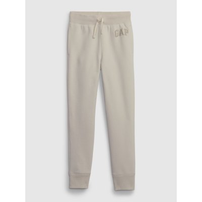 GAP dětské tepláky fleece s logem béžová – Zboží Dáma