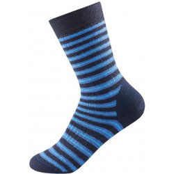 DEVOLD MULTI HEAVY KID SOCK ponožky dětské MISTRAL STRIPE